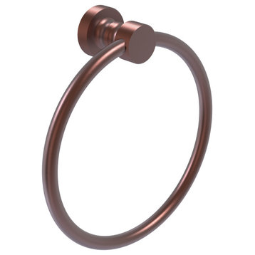 Foxtrot Towel Ring, Antique Copper