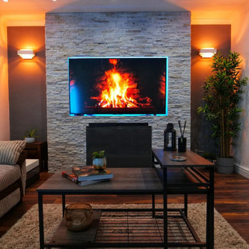 Shiplap and Living Room Fireplace Ideas