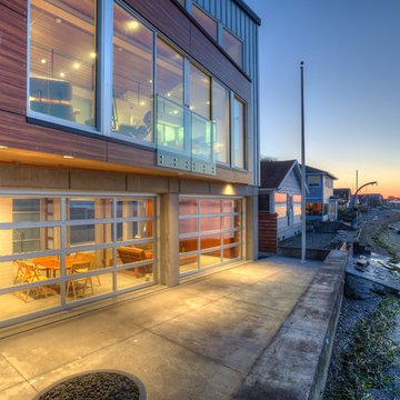 Tsunami House, Resilient Design, Camano Island WA