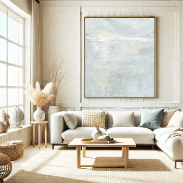 NLS Design - Abstract Art - Modern, Serene, Coastal - by Naomi Leigh