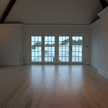WATER MILL: 4" RED OAK INSTALLED AND PICKLED - 3 COATS BONA TRAFFIC SATIN