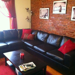VIG Furniture  Leather Sectional Sofa - Fabric