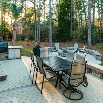 Outdoor Living Combination Space in the Wildewood Community of East Columbia, SC