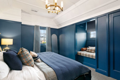 Photo of a victorian bedroom in Newcastle - Maitland.