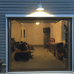 Motorized Zip Tex Retractable Screen System- Insect Protection - Screen Doors