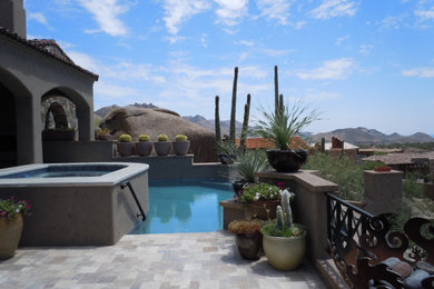 Example of a tuscan pool design in Phoenix