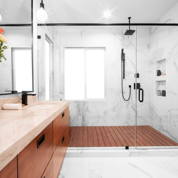 Timeless Teak Master Bathroom