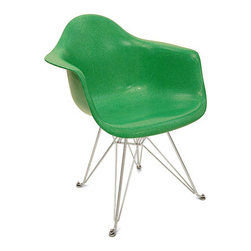Fiberglass Shell Chair - Arm Shell Eiffel Base - Armchairs And Accent Chairs