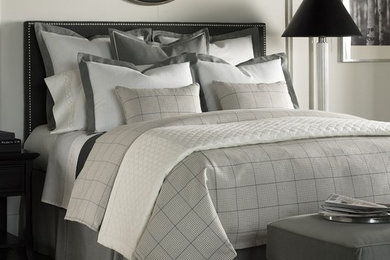 Trendy bedroom photo in Houston