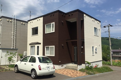 Photo of a modern home in Sapporo.