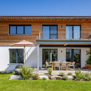 Energiesparhaus Großkarolinenfeld Südansicht