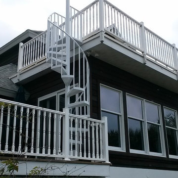Spiral Stairs- Hamilton Residence-Casey Key -Florida