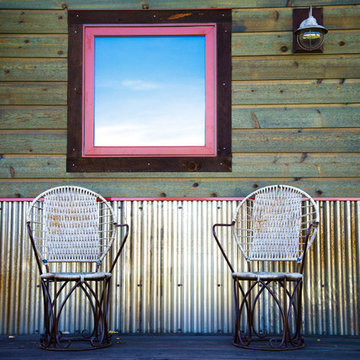 Weathering Steel Corrugated Wainscot