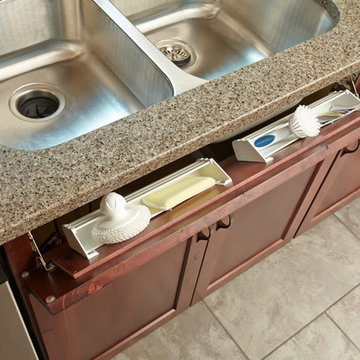 Transitional Knotty Alder Kitchen
