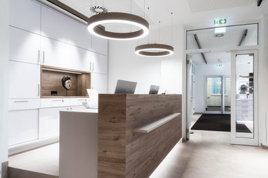 Moderner Eingang in Frankfurt am Main