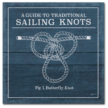 Mary Urban 'Vintage Sailing Knots II' Canvas Art, 14x14