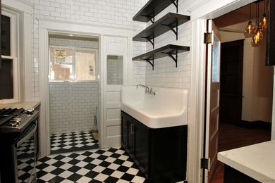 Inspiration for a modern bathroom remodel in Salt Lake City
