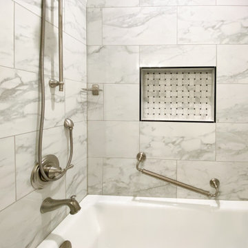 Guest Bath Shower Tile & Niche