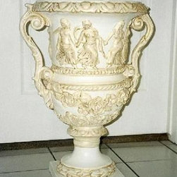 After - Faux Painting Urn Vase - Vases