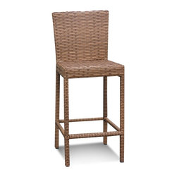 Laguna TKC203b Barstool with Back - Outdoor Bar Stools And Counter Stools