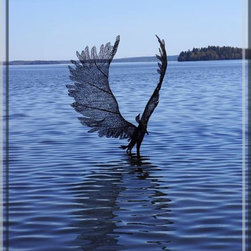 Bird on water - Outdoor Decor
