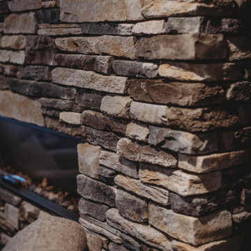 Fireplace Remodel Southern Ledgestone "Echo Ridge"