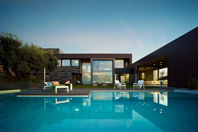Example of a trendy exterior home design in Madrid