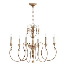 Quorum International 6006-6 Salento 6 Light 1 Tier Chandelier - French Umber
