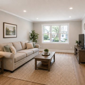 Living Room Renovation – Clinton, MA | Modern Comfort Upgrade