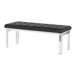 Nuevo - Black / Small / Silver - Upholstered Benches