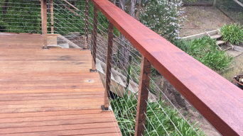 Wire Staircase and Deck