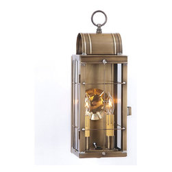 Saving Shepherd - Handcrafted 2-Candle Colonial Sconce - Outdoor Wall Lights And Sconces
