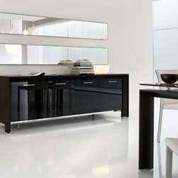 Glass Sideboard Miami by Tonin Casa - $8,225.00 - Buffets And Sideboards