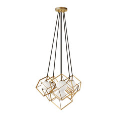 6LT Halogen Pendant Gold