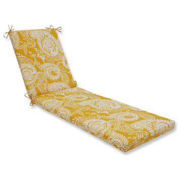 Out/Indoor Addie Chaise Lounge Cushion 80x23x3, Egg Yolk