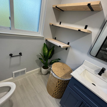 Home Remodel/ One Bath/paint/popcorn removal/LED Can lights/baseboards/Flooring
