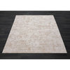 Alistaire Beige/Ivory Abstract Contemporary High-Low Area Rug, 2' X 3'