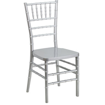 HERCULES PREMIUM Series Silver Resin Stacking Chiavari Chair