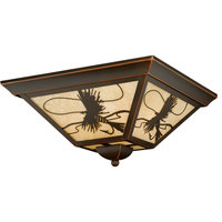 Outdoor Wall Sconces 3 Light Fixtures With Burnished Bronze Steel 14" 180 Watts