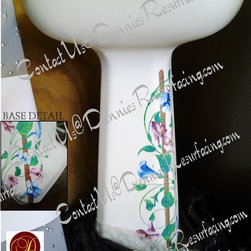 Custom Artwork on 1941  Sink Pedestal - Products