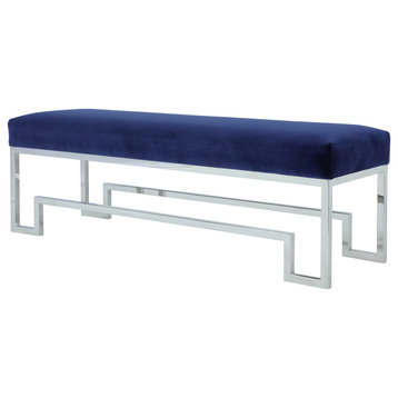 Laurence Bench, Silver and Navy