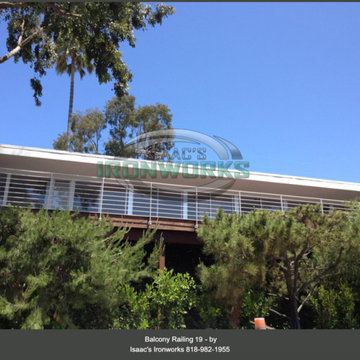 Balcony Railings (Juliet Balcony) Custom Made by Isaac's Ironworks