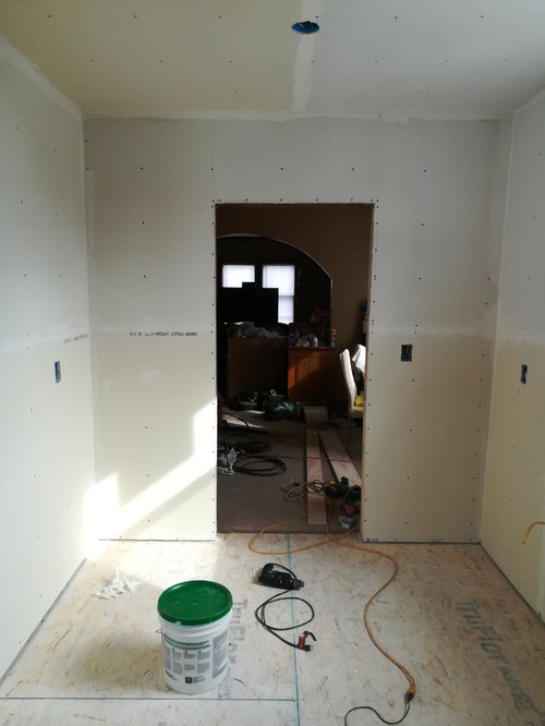 wood or drywall doorway