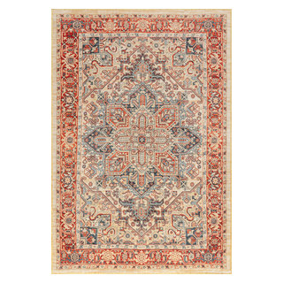 Keya Traditional Oriental Area Rug, 7'5