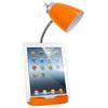 Organizer Desk Lamp With Ipad Tablet Stand Book Holder and Charging Outlet, Oran