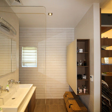 Master Bathroom Walk-in Closet Merge