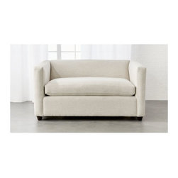 Movie Birch Ivory Twin Sleeper Sofa | CB2 - Sofas