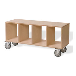 OFFI - Bench Box With Casters - Dining Benches