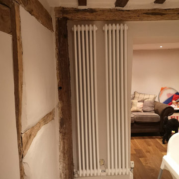 Modern heating installed