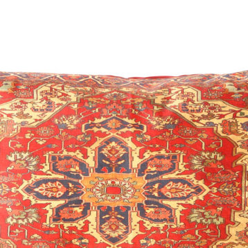 Persian Heriz Design Pillow 16''x24''